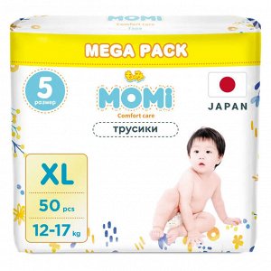 MOMI/ COMFORT CARE подгузники-трусики XL (12-17 кг) MEGA, 50 шт