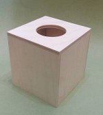 Коробочка косметическая, фанера