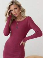 Красное ЭЛЕГАНТНОЕ ПЛАТЬЕ С ВЫРЕЗОМ &quot;БАЛЕРИНА&quot; 2303 красный