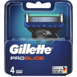 Gillette сменные кассеты Fusion ProGlide, 4шт