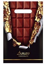 Пакет полиэтилен Горький шоколад 20*30см