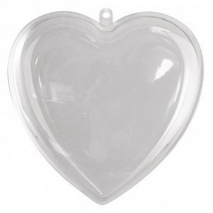 Сердце Пластиковое сборное D-6см ЦЕНА за Упаковку