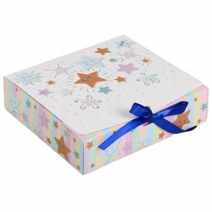 Коробка подарочная «Счастье», 20 х 18 х 5 см