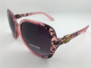 Солнцезащитные очки розово-пятнистые с прямоугольником на дужках
