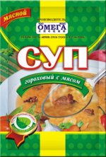 Омега Суп Гороховый с мясом 70гр.