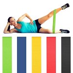 Ленты для фитнеса Exercise Resistance Belt. Набор эластичных лент 5шт. пр.Китай