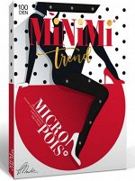Женские плотные эластичные колготки 100 den  из микрофибры, с рисунком горошек