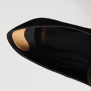 Пяткоудерживатели для обуви, на клеевой основе, 10 × 4 см, пара, цвет бежевый