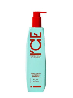 Айс, Натура Сиберика, Restoring organic shampoo, Шампунь для волос «Восстанавливающий», 300 мл, ICE Professional by Natura Siberica