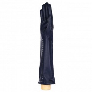 Перчатки жен. 100% нат. кожа (ягненок), подкладка: шерсть, FABRETTI 2.73-11 blue