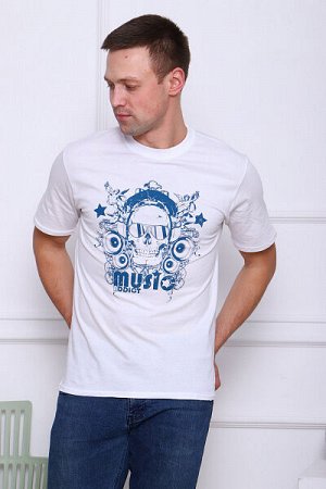 Футболка унисекс, принт "MUSIC ADDICT" (900-1)