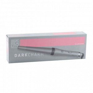 Dewal Beauty Плойка для волос / Dark Charm HI2025, конусная, 13-25 мм, 45 Вт, серый