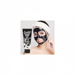 Elizavecca Плёночная маска для лица с древесным углём / Hell-Pore Longolongo Gronique Black Mask Pack, 100 мл