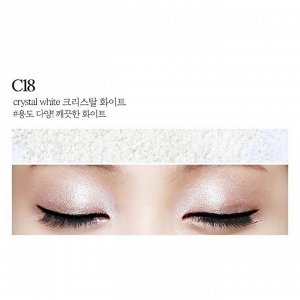L’ocean Кремовые пигментные тени / Creamy Pigment Eye Shadow #18 Crystal White, 1,8 г