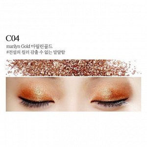 L’ocean Кремовые пигментные тени / Creamy Pigment Eye Shadow #04 Marilyn Gold, 1,8 г