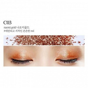 L’ocean Кремовые пигментные тени / Creamy Pigment Eye Shadow #03 Naomi Gold, 1,8 г