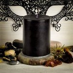 Свеча с травами &quot;Изгнание зла&quot; (черная)