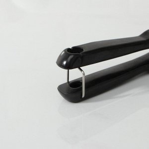 Сковорода двойная Доляна «Венские вафли», d=14 см, пластиковая ручка, цвет чёрный