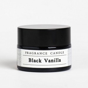 Свеча ароматическая в банке "Black vanilla", 15 гр