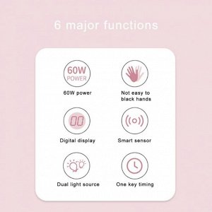 Лампа для маникюра и педикюра Soline Charms  SUN M4 60 Вт