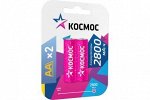 Аккумулятор бытовой КОСМОС R6 2800mAh Ni-Mh BL2  ЦЕНА за 1 ШТУКУ. Заказы только кратно упаковкам.