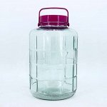 Банка 16 л с фиолетовой крышкой