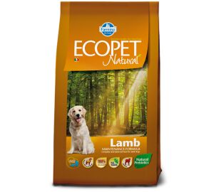 ЭКОПЕТ Нэчурал Lamb 12кг. для взрослых собак с ЯГНЁНКОМ.