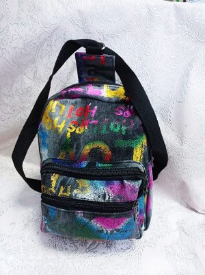Рюкзак "Граффити", 26*19*6см