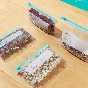 Зип пакеты для хранения продуктов, набор 20 шт