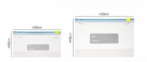 Зип пакеты для хранения продуктов, набор 20 шт