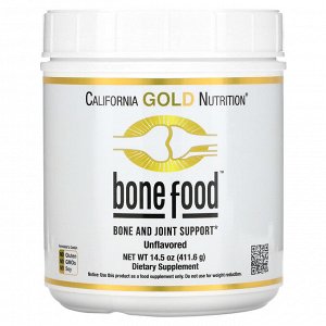 California Gold Nutrition, Bone Food, добавка для поддержки здоровья костей и суставов, 411 г (14,50 унции)