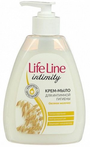 Весна Жидкое Крем-мыло для интимного ухода Life Line Овсяное Молочко 280 г