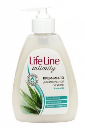 Жидкое крем-мыло для интимного ухода "Life Line. Алоэ Вера", 280 мл