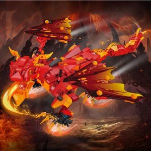 Конструктор Mould King 13148 Огненный дракон