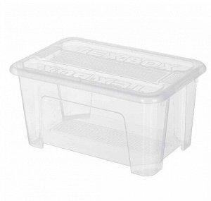 Ящик универсальный, 4,5 л, пластик, бесцветный, TEX-BOX, 140 х 280 х 183 мм