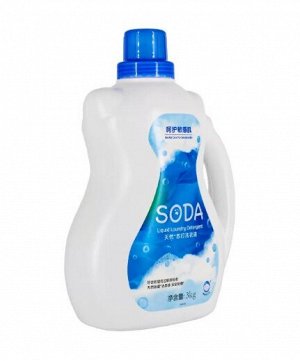 WHITECAT SODA Жидкое средство для стирки белья на основе натуральной соды 3л