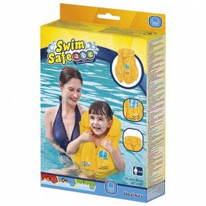 Жилет надувной Bestway Swim Safe, 51x46 см, ступень B, 3-6 лет, 32034