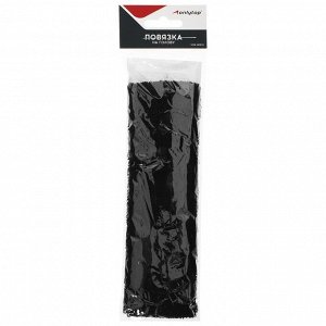 Повязка на голову ONLYTOP, 17x5.5 см, цвет чёрный
