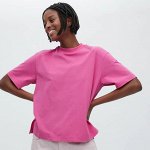 Женская футболка, розовый