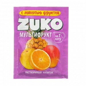 Растворимый напиток ZUKO Мультифрукт 25 г