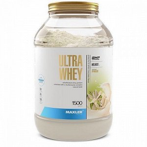 Протеин MAXLER Ultra Whey - 1,5 кг. (банка)