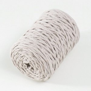 Шнур для вязания без сердечника 70% хлопок, 30% полиэстер ширина 3мм 100м/160±10гр (103)