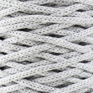 Шнур для вязания без сердечника 70% хлопок, 30% полиэстер ширина 3мм 100м/160±10гр (107)