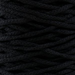 Шнур для вязания без сердечника 70% хлопок, 30% полиэстер ширина 3мм 100м/160±10гр (111)