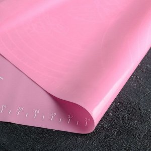 Силиконовый коврик с разлиновкой Доляна «Эрме», 64,5?45 см, цвет МИКС
