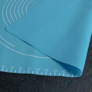 Силиконовый коврик с разлиновкой Доляна «Эрме», 70?50 см, цвет МИКС
