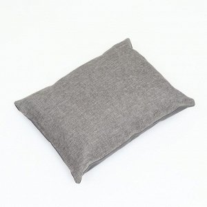 Лежанка со съемной подушкой, рогожка, 45 х 35 х 13 см