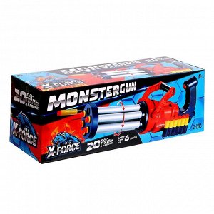 Бластер Monstergun, 20 пуль, стреляет мягкими пулями