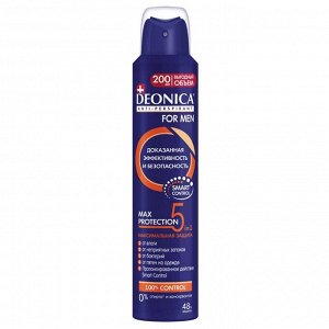 Дезодорант мужской спрей DEONICA 5 Protection for Men 200 мл Деоника