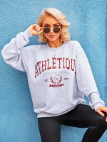 Свитшот ATHLTIQUE свободного силуэта